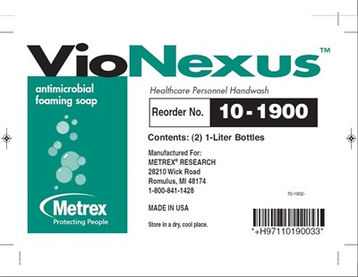 Inner Box - 70 1902 Vionexus green foaming soap inner box label (002)
